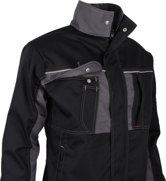BEB-Bundjacke, Arbeits-Berufs-Jacke, Inflame, MG 245, schwarz/grau