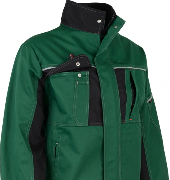 BEB-Bundjacke, Arbeits-Berufs-Jacke, Inflame, MG 245, flaschengrn/schwarz