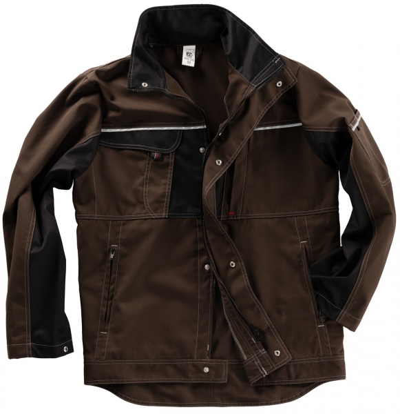 BEB-Bundjacke, Arbeits-Berufs-Jacke, Inflame, MG 245, chocolate brown/schwarz