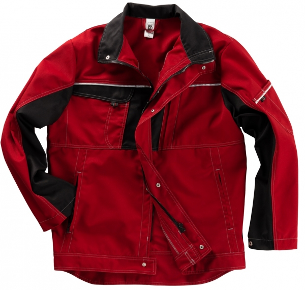 BEB-Bundjacke, Arbeits-Berufs-Jacke, Inflame, MG 245, fire engine red/schwarz