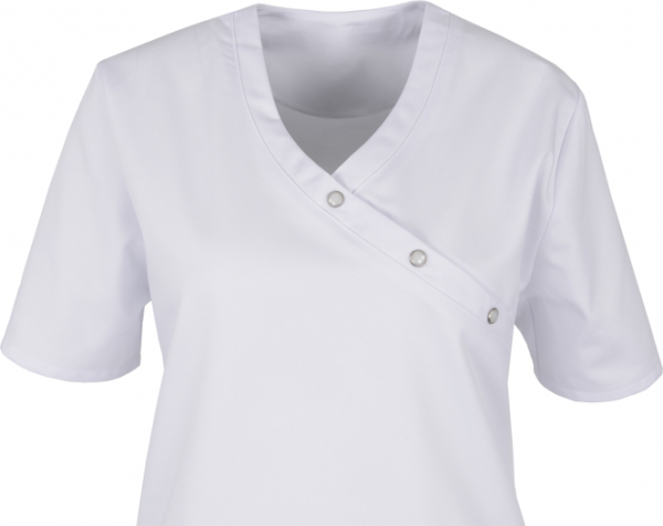 BEB-Damen-Schlupf-Jacke, Arbeits-Berufs-Kasack, MG215, wei