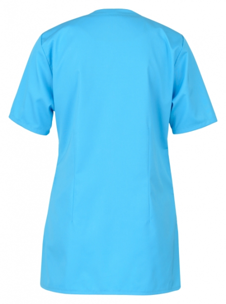 BEB-Damen-Schlupf-Jacke, Arbeits-Berufs-Kasack, MG180, azur