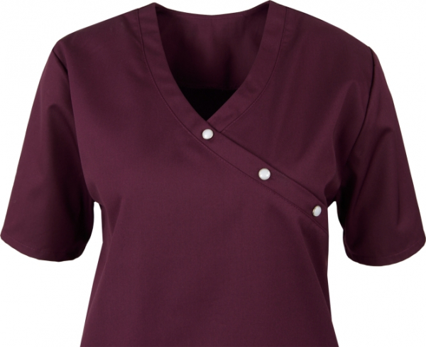 BEB-Damen-Schlupf-Jacke, Arbeits-Berufs-Kasack, MG180, cassis