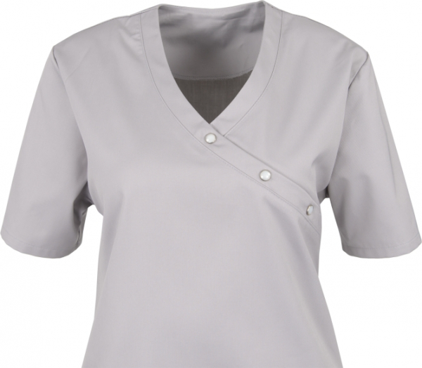 BEB-Damen-Schlupf-Jacke, Arbeits-Berufs-Kasack, 180 g/m, virtual grey