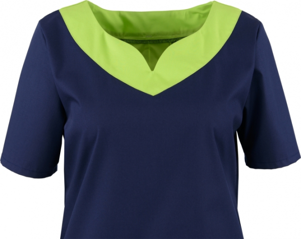 BEB-Damenkasack Stretchgewebe, 150 g/m, marine/apfel