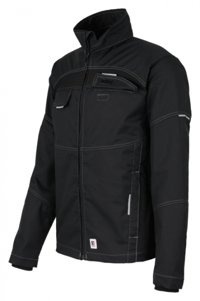 BEB-Herren-Bundjacke, Flex, Fairtrade, schwarz