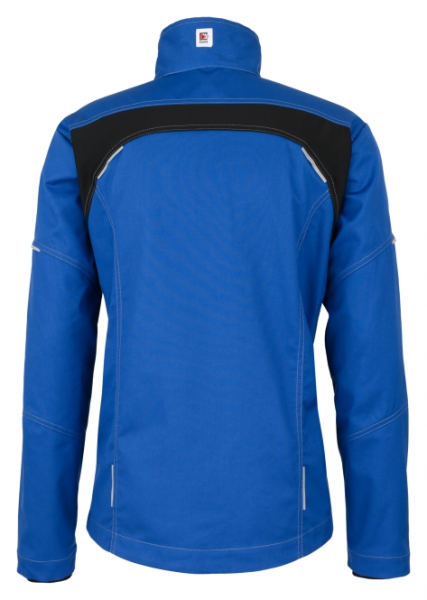 BEB-Herren-Bundjacke, Flex, Fairtrade, kornblau/schwarz