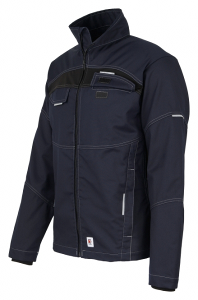 BEB-Herren-Bundjacke, Flex, Fairtrade, blue shadow/schwarz