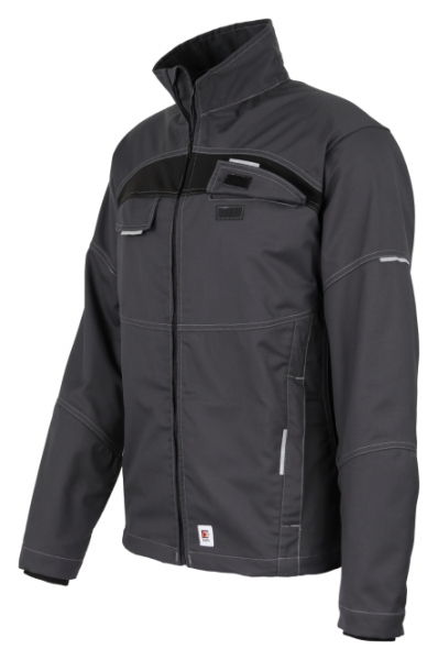 BEB-Herren-Bundjacke, Flex, Fairtrade, charcoal/schwarz