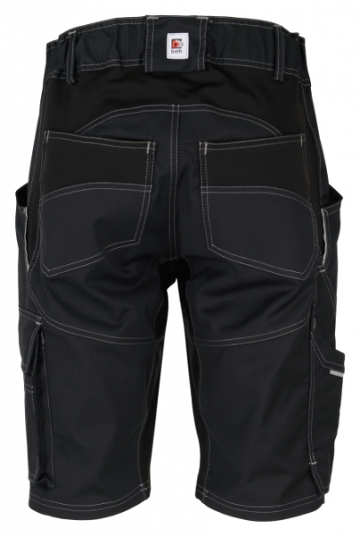 BEB-Herren-Shorts, Flex, Fairtrade, schwarz