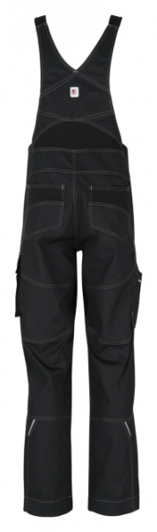 BEB-Herren-Latzhose, Flex, Fairtrade, schwarz