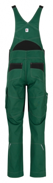 BEB-Herren-Latzhose, Flex, Fairtrade, gr�n/schwarz