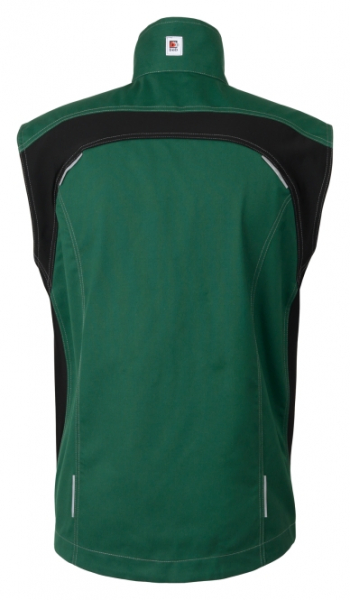 BEB-Herren-Weste, Flex, Fairtrade, grn/schwarz