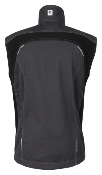 BEB-Herren-Weste, Flex, Fairtrade, charcoal/schwarz