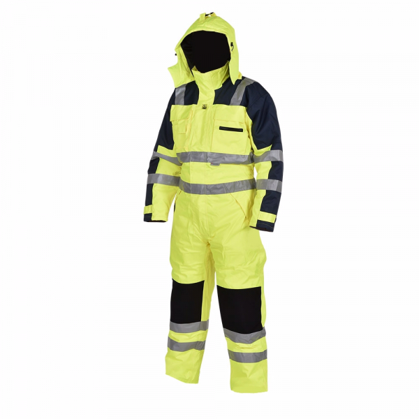 OCEAN-Breathable-Thermo-High-Vis-Overall, 240 g/m², neongelb/navy
