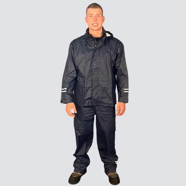 OCEAN-Regenanzug (Jacke+Hose), Charlie, 170 g/m², marine