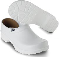 SIKA-OB-Arbeits-Berufs-Clogs, COMFORT, geschlossen, weiss