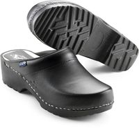 SIKA-Arbeits-Berufs-Clogs, TRADITIONEL, offene Ferse, schwarz