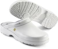 SIKA-OB ESD-Arbeits-Berufs-Clogs, FUSION CLOG, offene Ferse, weiss