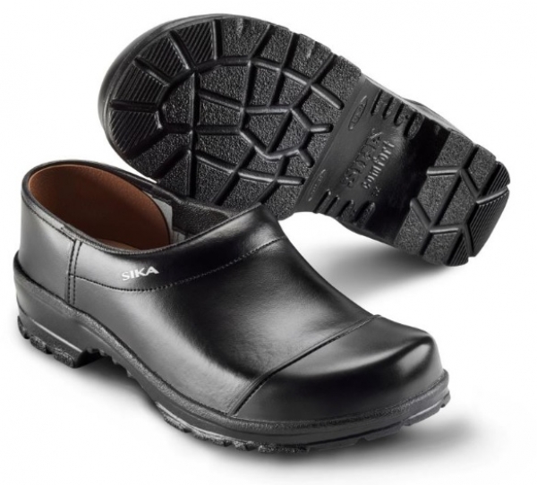 SIKA-OB-Arbeits-Berufs-Clogs, COMFORT, geschlossen, schwarz