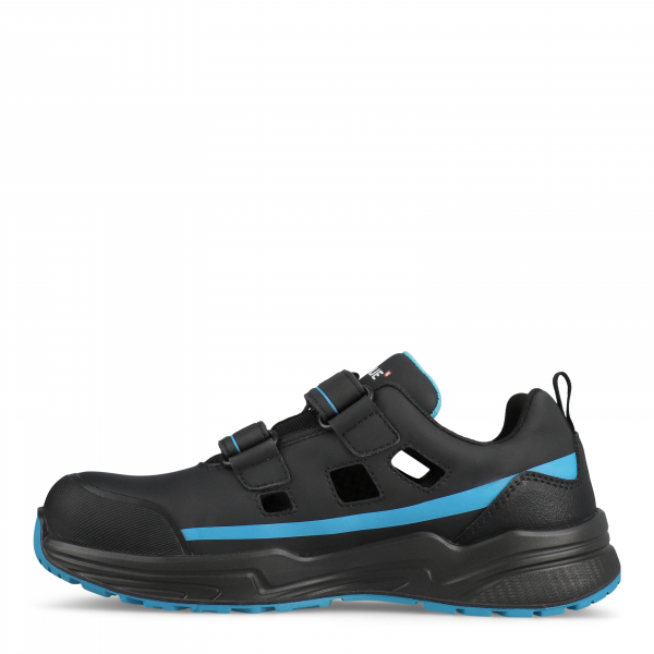 SIKA-S1P SRC, Sicherheitshalbschuhe, Blue Power, schwarz, mit Klettverschluss