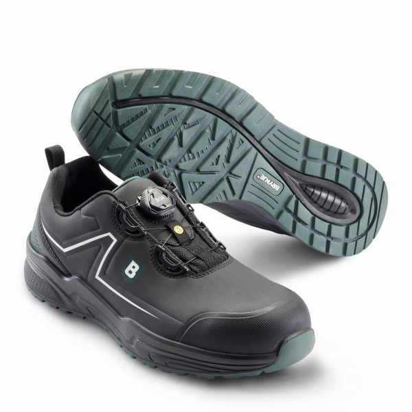 SIKA-S3 SRC, Sicherheitshalbschuhe, Green Way Shoe, schwarz, mit BOA Verschluss System