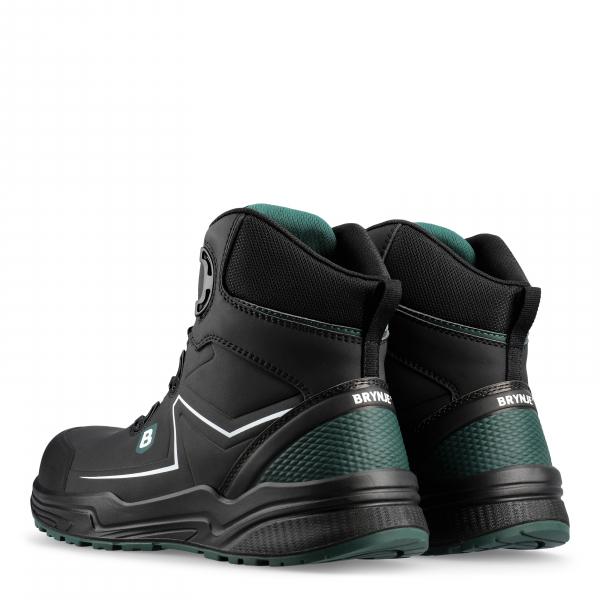 SIKA-S3 SRC, Sicherheitshochschuhe, Green Way Low Boot, schwarz, mit BOA Verschluss System