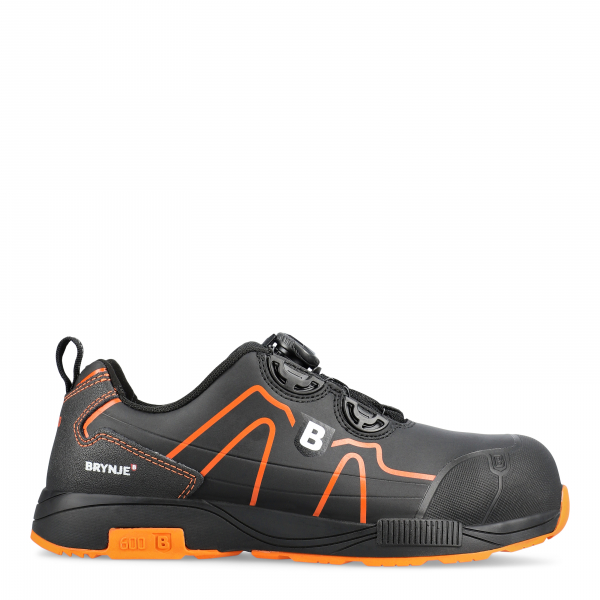 SIKA-S3 SRC, Sicherheitshalbschuhe, Stream, schwarz/orange