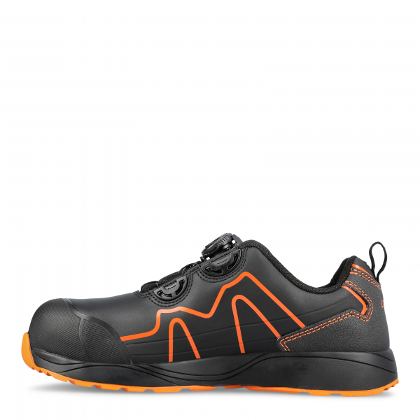 SIKA-S3 SRC, Sicherheitshalbschuhe, Stream, schwarz/orange