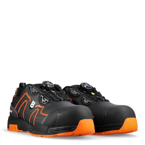 SIKA-S3 SRC, Sicherheitshalbschuhe, Stream, schwarz/orange