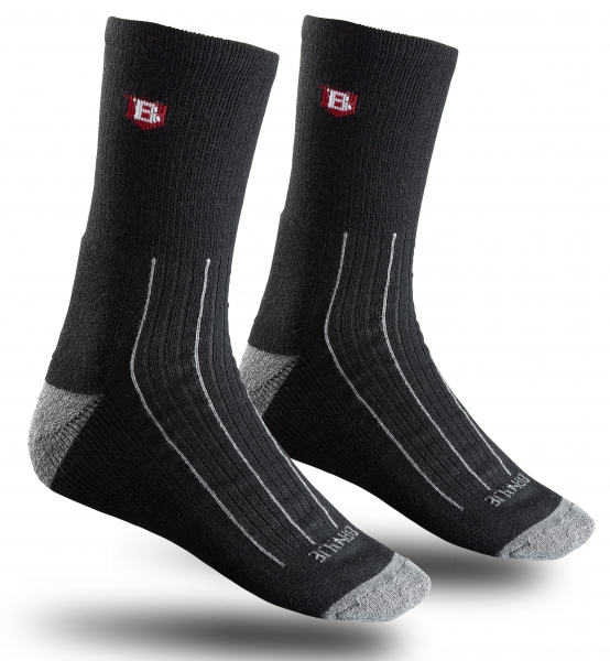 SIKA-Socken, Brynje Wool , 3 Paar, schwarz