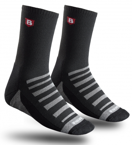 SIKA-Socken, Brynje Light , 3 Paar, schwarz