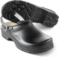 SIKA-OB-Arbeits-Berufs-Clogs, FLEX LBS, offen mit Fersenriemen, schwarz