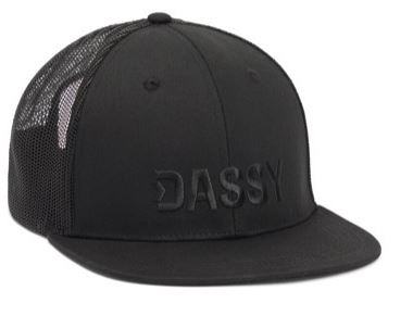 DASSY� Hebe Flat brim Kappe, schwarz