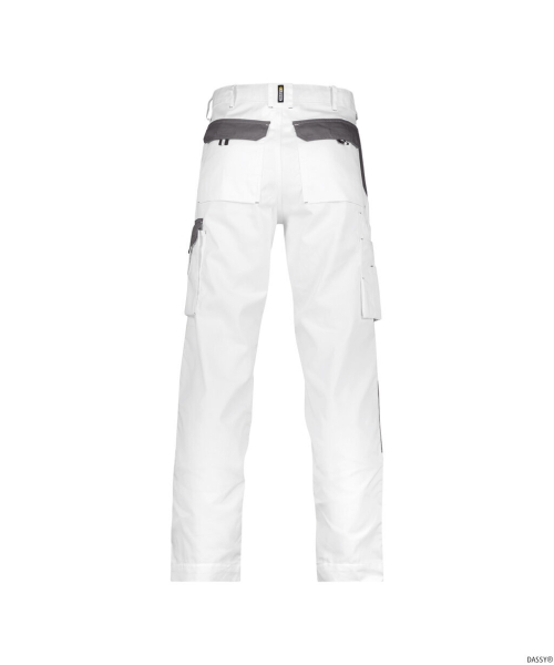 DASSY-Bundhose BOSTON, , wei�/grau