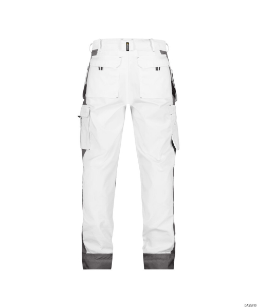DASSY-Bundhose SEATTLE,  wei�/grau
