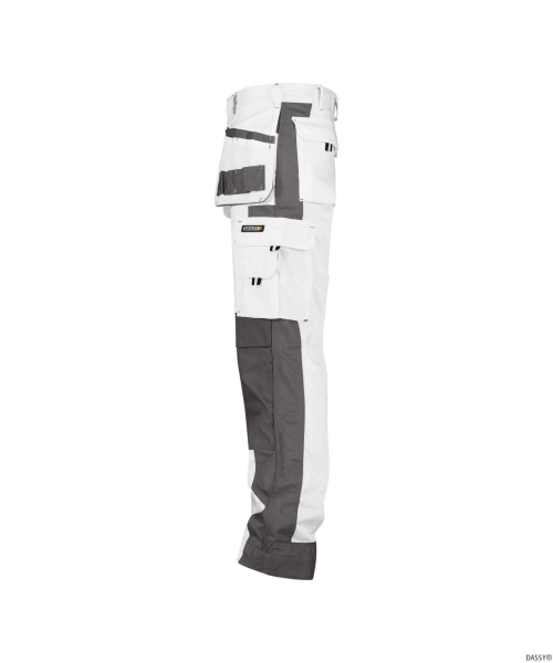 DASSY-Bundhose SEATTLE,  wei�/grau