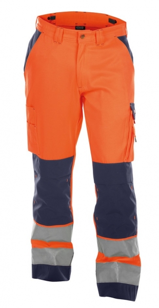 DASSY-Warnschutz-Bundhose BUFFALO orange/dunkelblau