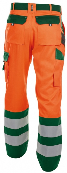 DASSY-Warnschutz-Bundhose LANCESTER , orange/grn