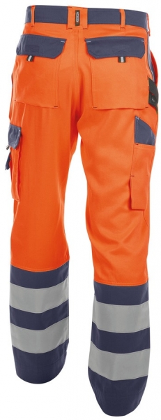 DASSY-Warnschutz-Bundhose LANCESTER , orange/dunkelblau