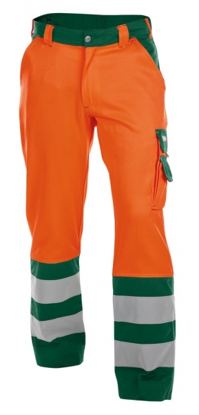 DASSY-Warnschutz-Bundhose LANCASTER orange/grün