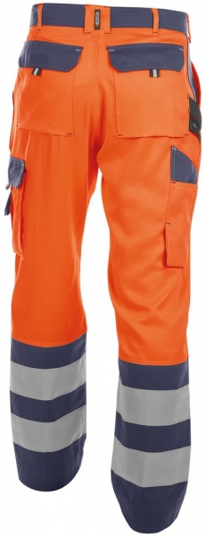 DASSY-Warnschutz-Bundhose LANCASTER orange/dunkelblau