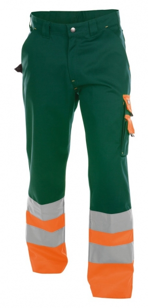 DASSY-Warnschutz-Bundhose OMAHA , grün/orange