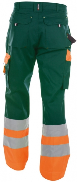 DASSY-Warnschutz-Bundhose OMAHA , grn/orange