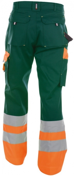 DASSY-Warnschutz-Bundhose OMAHA , orange/grn