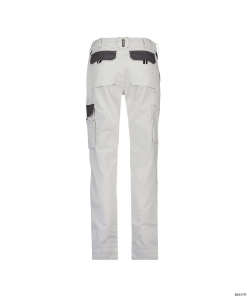 DASSY-Damen-Bundhose NASHVILLE, , wei�/grau