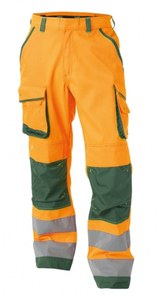 DASSY-Warnschutz-Bundhose CHICAGO , orange/grün