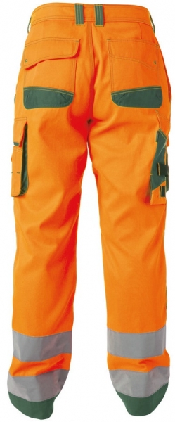 DASSY-Warnschutz-Bundhose CHICAGO , orange/grn