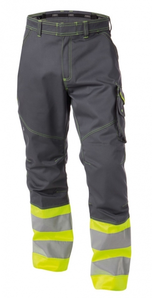 DASSY-Warnschutz-Bundhose PHOENIX , gelb/grau