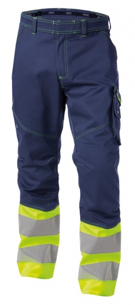 DASSY-Warnschutz-Bundhose PHOENIX , gelb/dunkelblau